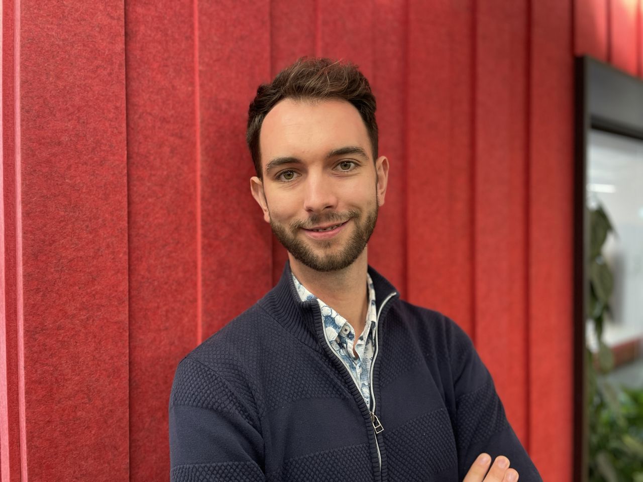 Picture of a man smiling looking into the camera